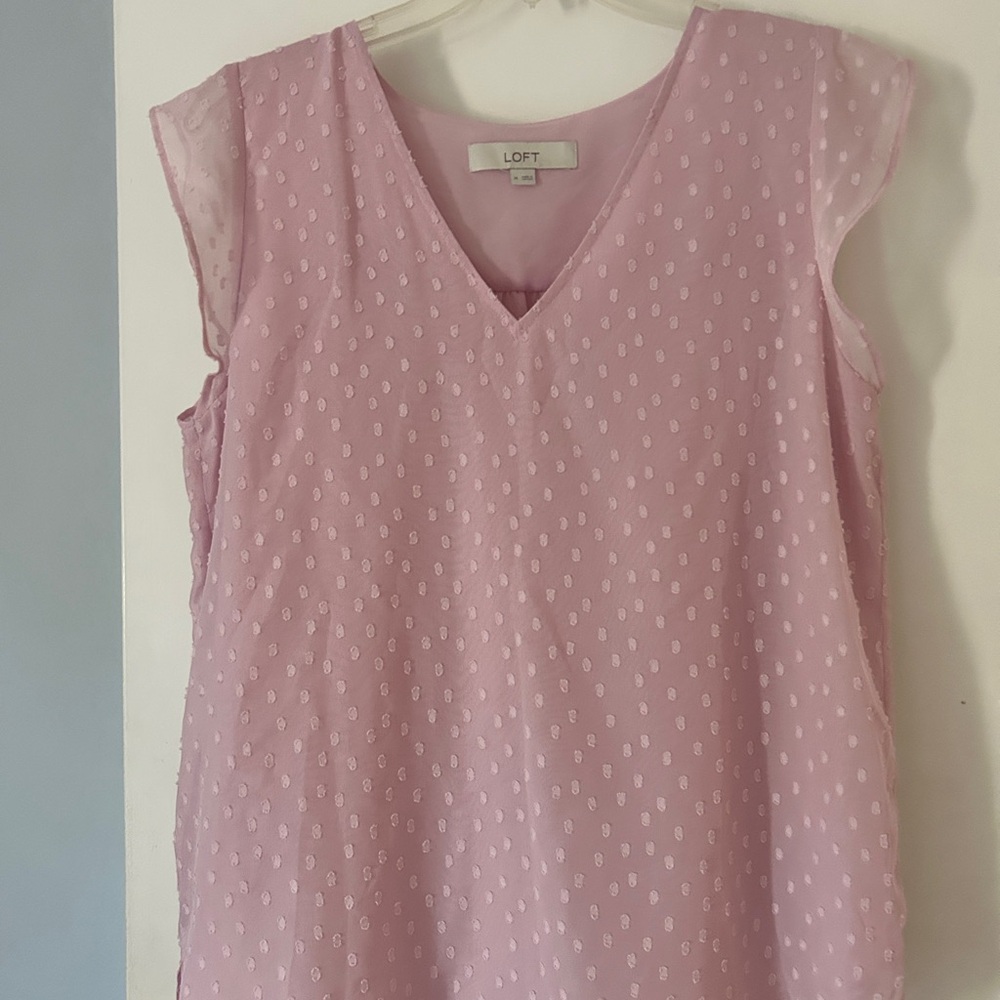 LOFT Pink Sleeveless Women's Top